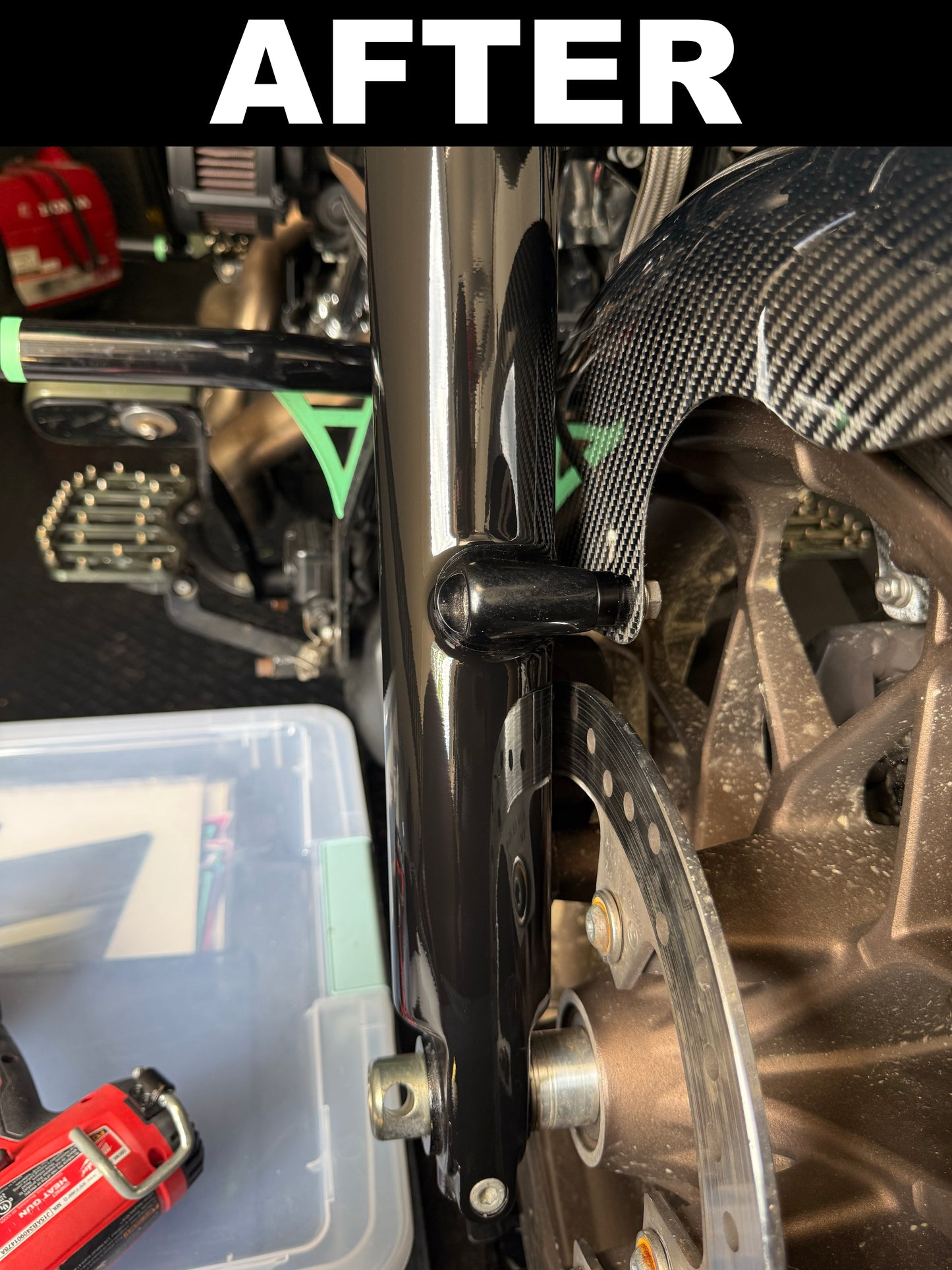 Faster Moto Fork Guards