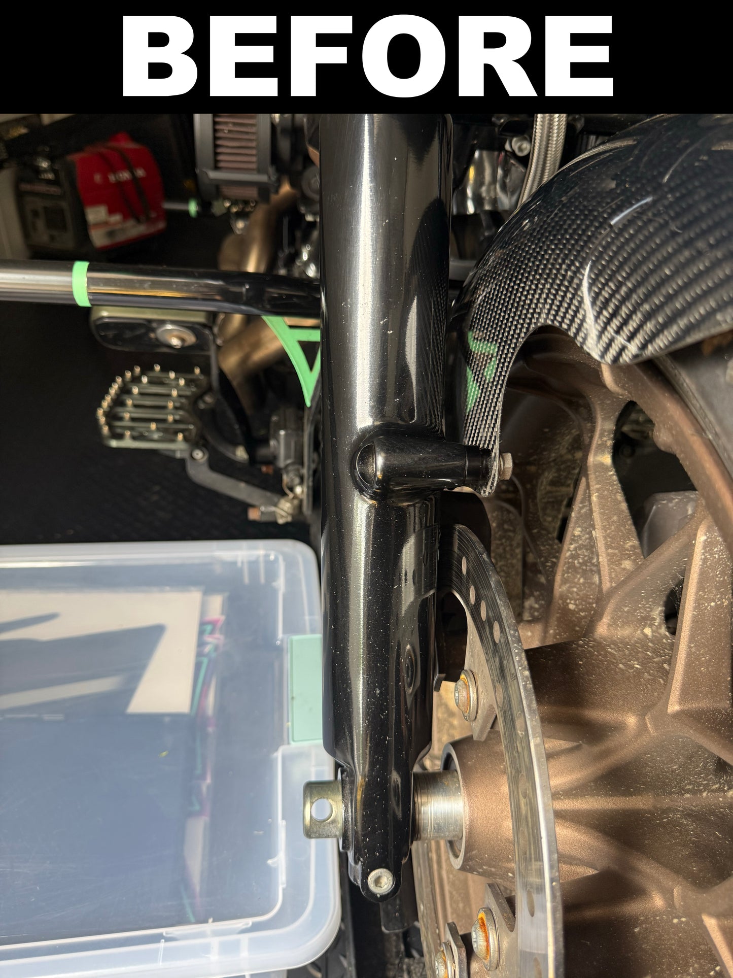 Faster Moto Fork Guards